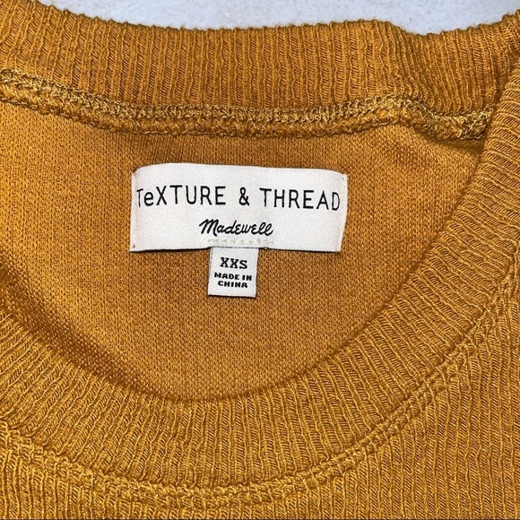 Madewell Texture & Thread Jacquard Knot Front Top - Picture 9 of 12